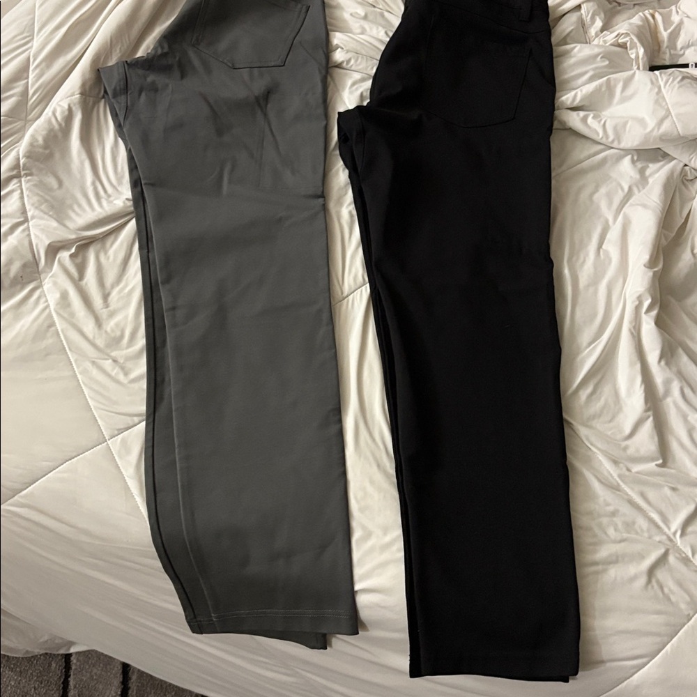 Mens casual pants black & grey - Picture 8 of 11